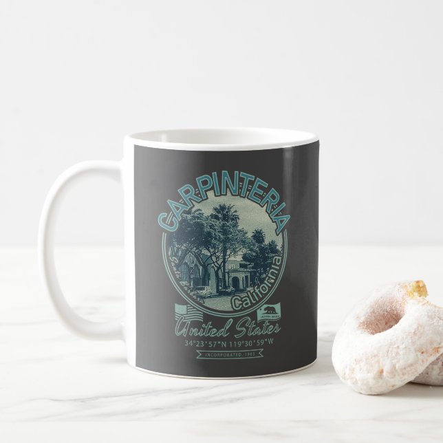 CARPINTERIA SANTA BARBARA CALIFORNIA KAFFEMUGG (Med munk)