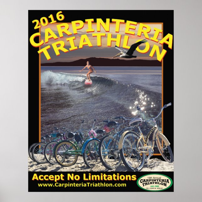 Carpinteria Triathlon Poster 2016 (Framsidan)