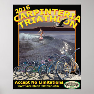 Carpinteria Triathlonaffisch 2016 Poster