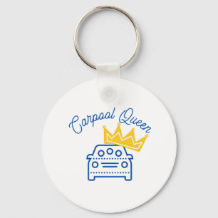 Carpool Queen Nyckel-chain Nyckelring