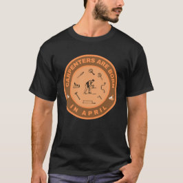 Carpteringar föds i april som alternativ design t shirt