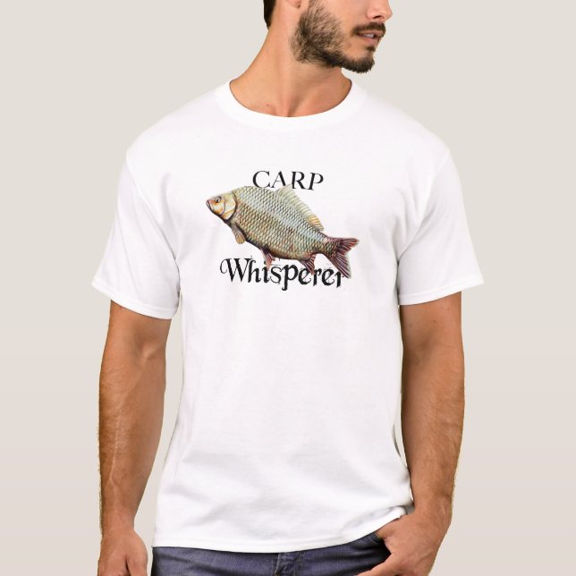 CarpWhisperer T Shirt (Framsida)