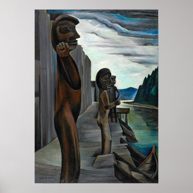 Carr - Blunden Harbour 1930 Poster (Framsidan)