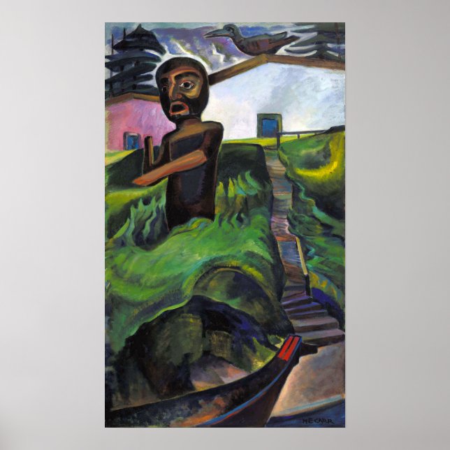 Carr - Crazy Stair 1928 Poster (Framsidan)