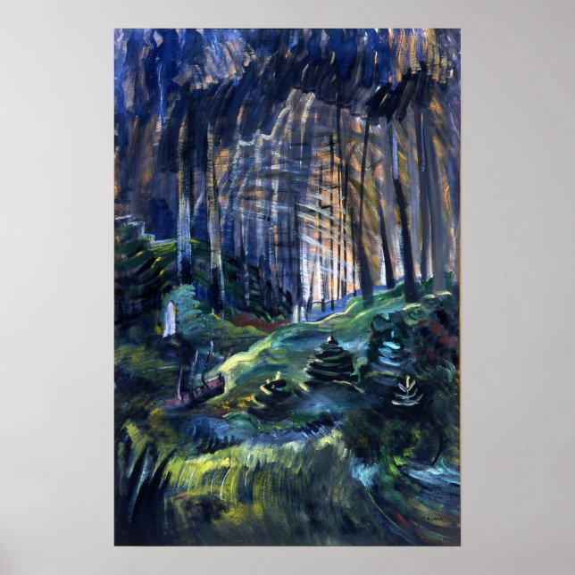 Carr - Deep Skogen 1936 Poster (Framsidan)