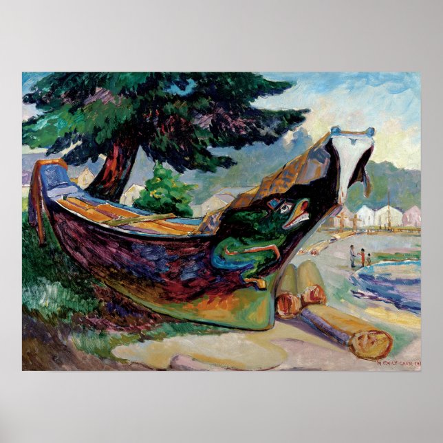 Carr - Inative Krig Canoe 1912 Poster (Framsidan)
