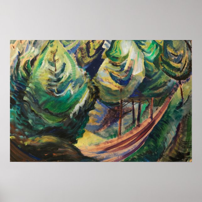 Carr - Väg bland Gräs 1930 Poster (Framsidan)