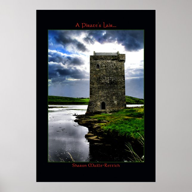 Carraigahowley Castle Poster Print (Framsidan)