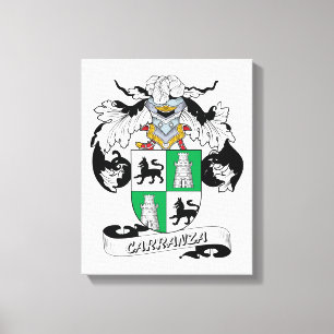 Carranza familjvapensköld canvastryck