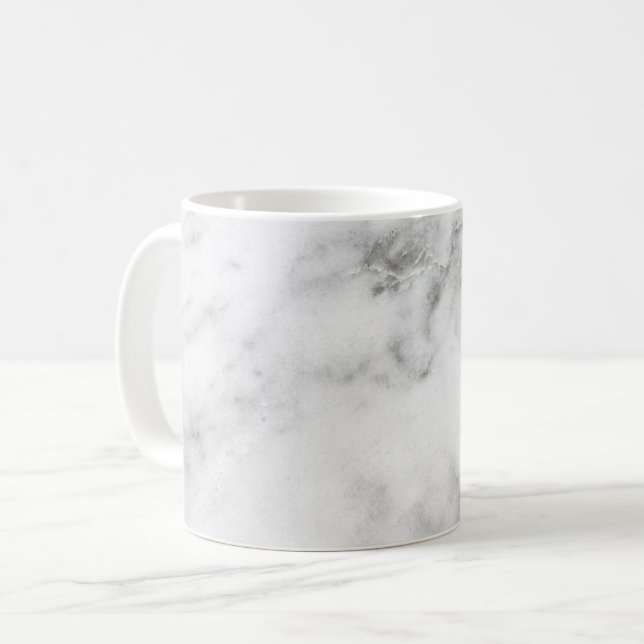 Carrara marmormugg kaffemugg (Framsida vänster)