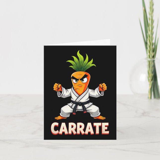 Carrate Karate Carrot Mma Studenter Trainer 1 Kort (Framsida)
