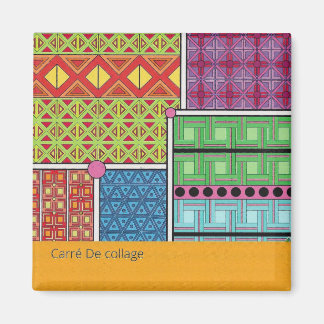 Carré collage magnet