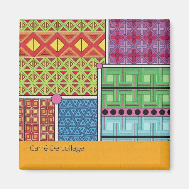 Carré collage magnet (Framsidan)