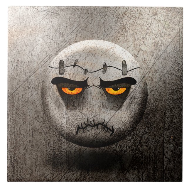 Carreau Frankenmoji Vintage Kakelplatta (Framsidan)