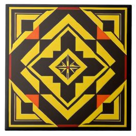 Carreau Motifs déco Afro - Coll. Afro Tiles Kakelplatta