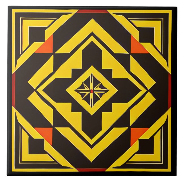 Carreau Motifs déco Afro - Coll. Afro Tiles Kakelplatta (Framsidan)