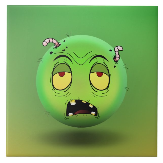 Carreau Zombiemoji Kakelplatta (Framsidan)