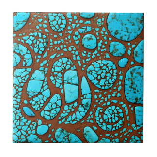 Carreaux avec motifs de turquoise kakelplatta