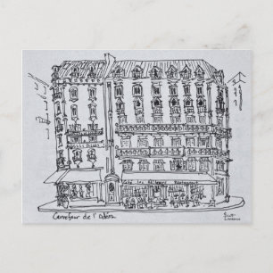 Carrefour de l'Odeon, Saint-Germain-des-Pres Vykort