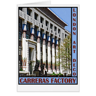 Carreras fabrik, London Hälsningskort
