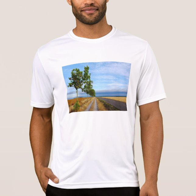 Carretera Hacia Reliegos T Shirt (Framsida)