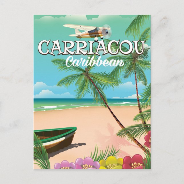 Carriacou resebroschyr vykort (Framsida)
