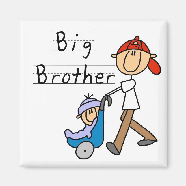Carriage Big Brother Tshirts och Gifts Magnet (Framsidan)