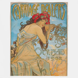 Carriage Dealers by Alphonse Mucha (1902) Fleecefilt
