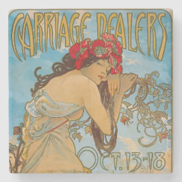 Carriage Dealers by Alphonse Mucha (1902) Stenunderlägg