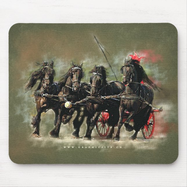 Carriage - Mousepad Musmatta (Framsidan)