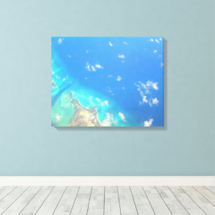 CARRIBEAN SEA #3 PÅ CANVAS 20 "x 16"