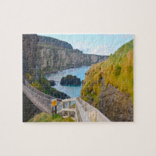 Carrick-A-Rede Rope Bridge Irland Pussel