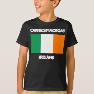 Carrickmacross, Irland med irländska flaggan barn Tröja