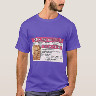 carrie bradshaw satc id friends t shirt