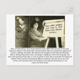 Carrie Catt - Feminist Vykort