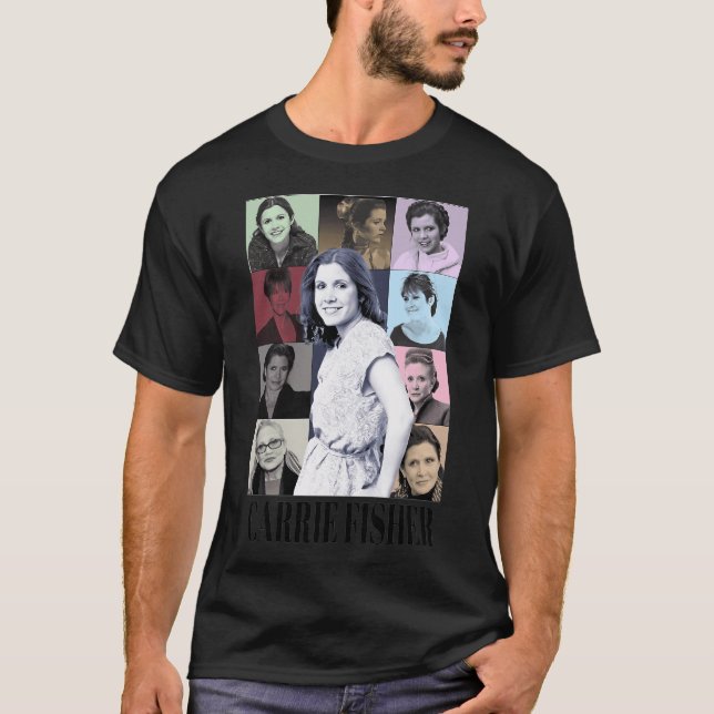 Carrie Fisher Eras Tour T Shirt (Framsida)