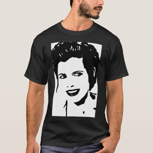 Carrie Fisher T Shirt (Framsida)