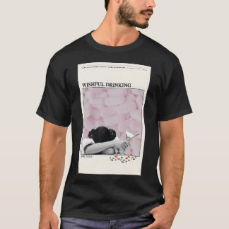 Carrie Fisher Wishful Drinking Affisch T Shirt