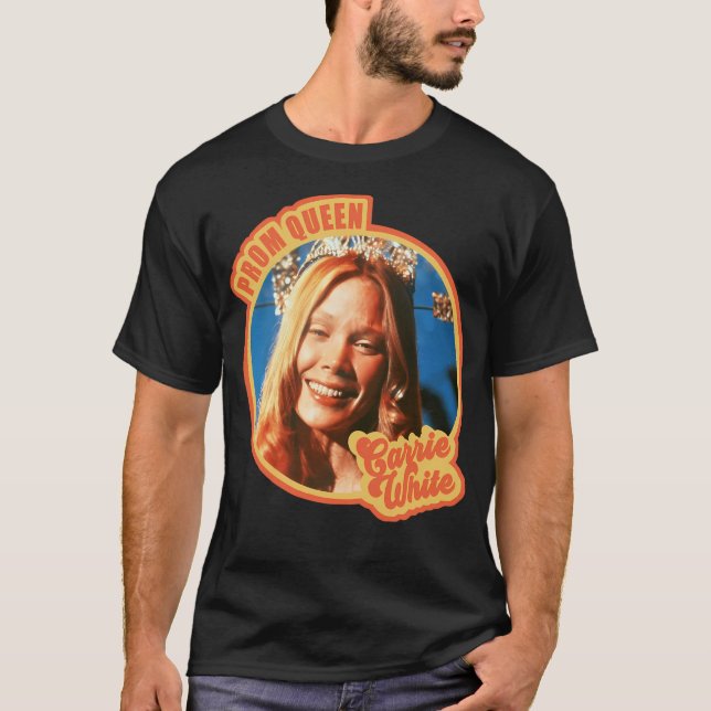 Carrie for Prom Queen T Shirt (Framsida)