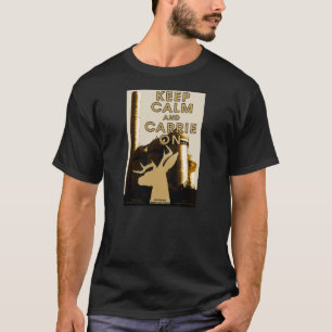 Carrie hjort & Carrie pannamanar T-tröja T-shirt