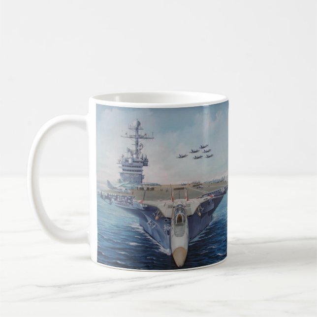 Carrier John F Kennedy Kaffemugg (Vänster)