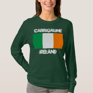 Carrigaline, Irland med Irish flagga Tröja