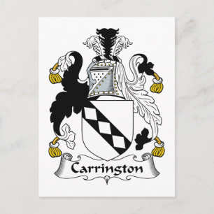 Carrington Family Crest Vykort