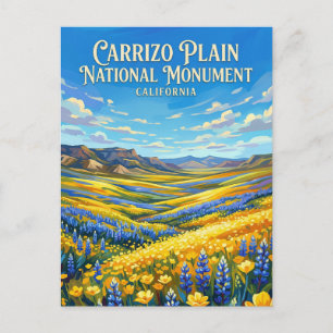 Carrizo Plain National Monument Kalifornien Vykort