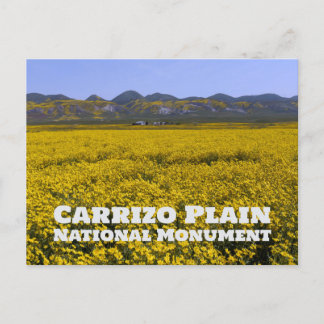 Carrizo Plain National Monument Vykort