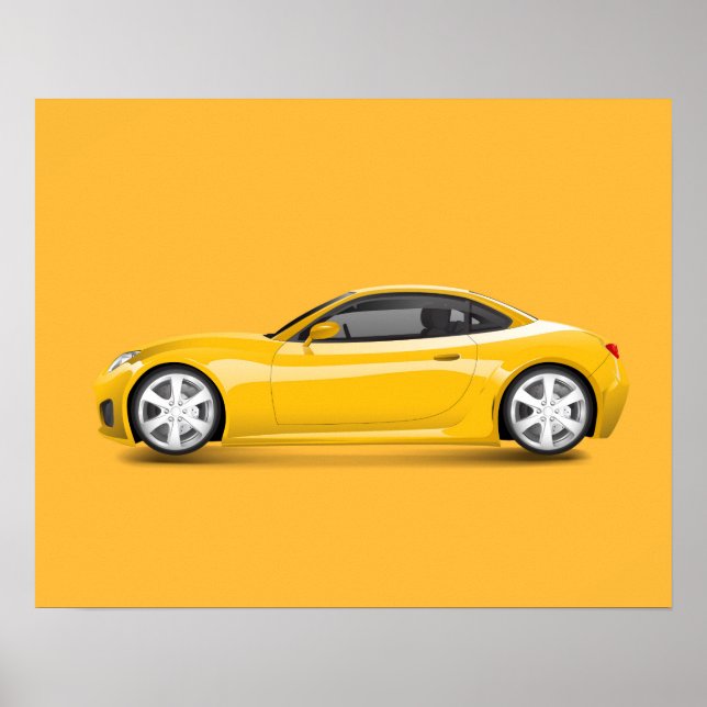 Carro Amarelo Poster (Framsidan)