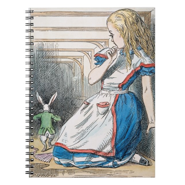 Carroll: Alice 1865 Anteckningsbok Med Spiral (Framsidan)