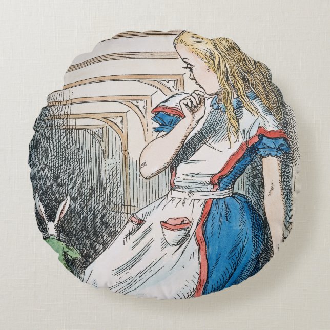 Carroll: Alice, 1865 Rund Kudde (Framsidan)