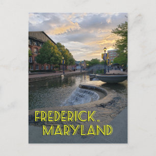 Carroll Bäck Frederick Maryland #1 Vykort