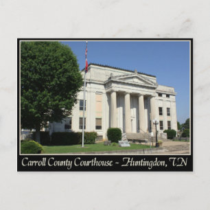 Carroll County Domstol - Huntingdon, TN Vykort